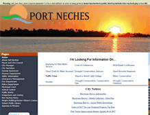 Tablet Screenshot of ci.port-neches.tx.us